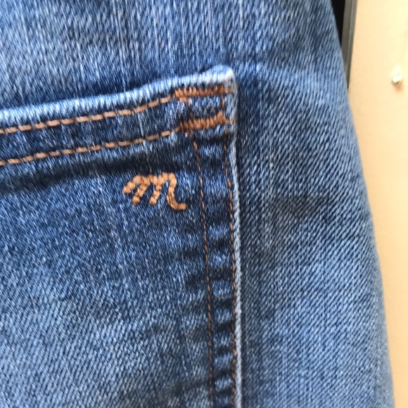 Madewell Denim skirt with raw hem - Picture 5 of 8